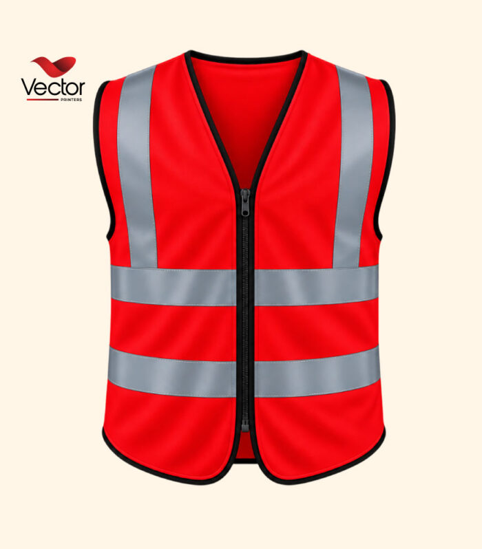 Reflector Jackets (With Zip) Double Strip